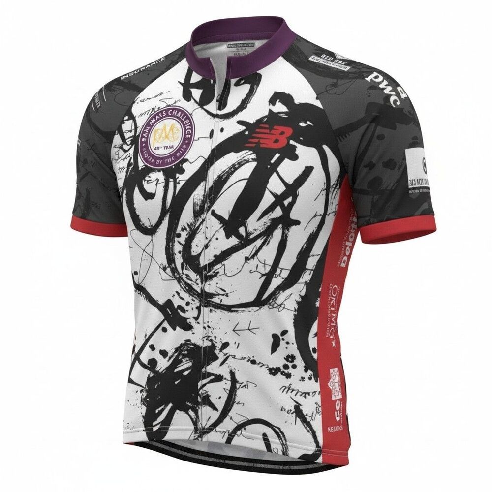 New Balance Pan-Mass Challenge 2019 40th Year Cycling Jersey Mens Small PMC NWOT